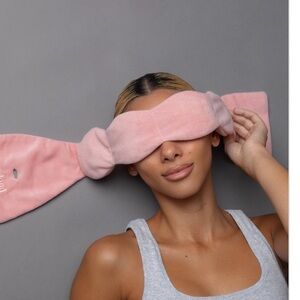 NEW Weighted Eye Mask in Pink Light-Blocking Better Sleep Never Used